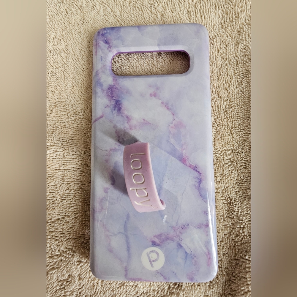 Loopy Case Lavender Marble Phone Cover for‎ Samsung S10